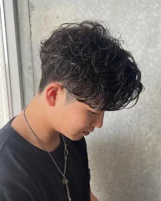 パーマ メンズ メンズモテパーマ💙 fuwaのヘアスタイル