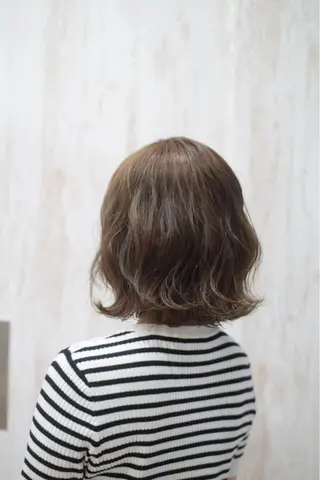 ミディアム カラー GATE. staffのヘアスタイル