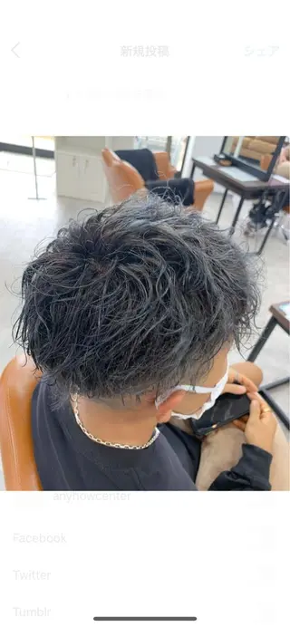 メンズ 🌸星名 萌々🌸 Recharme新保のヘアスタイル