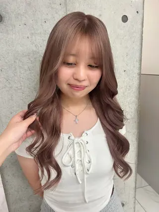 ロング ️💜akari💜 ハイトーン/レイヤーのヘアスタイル