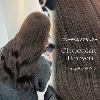 ロング カラー メンズパーマ特化/髪 質改善艶カラー/椿原のヘアスタイル