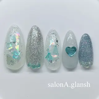 ネイル 肌質改善salon♪ 効果がわかる♪南森町のネイルデザイン