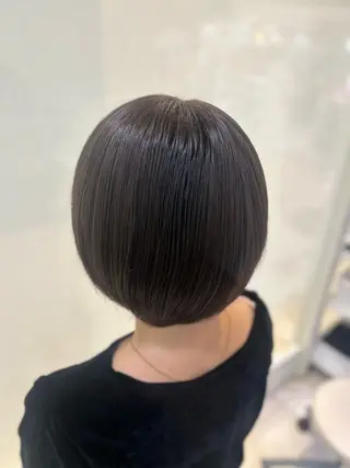 ショート カラー 縮毛矯正/髪質改善/ 艶髪ササキナツミのヘアスタイル