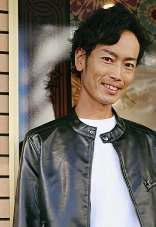 ショート パーマ メンズ 徳永 博志のヘアスタイル