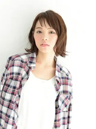 ミディアム カラー 髪質改善/縮毛矯正 今井ノブヤスのヘアスタイル
