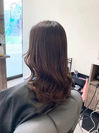 ロング ピンクカラー🎀 米津 美佑のヘアスタイル