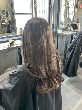 ロング カラー 透明感♥韓国ヘア HINAのヘアスタイル