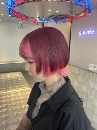 ショート MiRI💜地毛級 エクステ✖似合わせ技のヘアスタイル