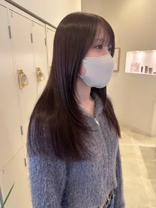 ロング 間水 和樹のヘアスタイル
