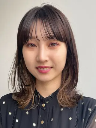 ミディアムヘア🌼 さきのヘアスタイル