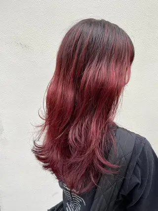 セミロング カラー hazuki 🌝のヘアスタイル