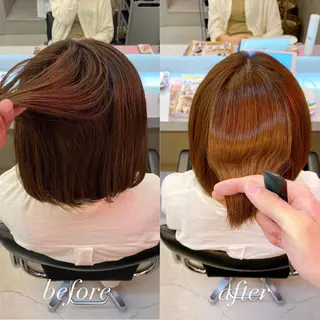 ミディアム 艶髪と透明感を ‼️/若林のヘアスタイル