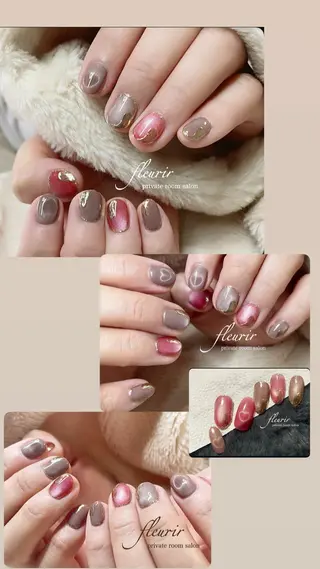 ネイル フルリール 【プライベートサロンのネイルデザイン