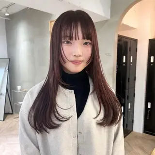 カラー オリーブ🎶アッシュ グレージュちひろ🧸のヘアスタイル