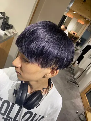 カラー メンズ 雪音/美髪縮毛矯正 /ニュアンスパーマのヘアスタイル