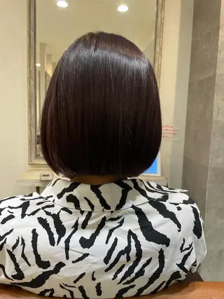 ショート カラー 小顔/似合わせカット 杉山莉菜のヘアスタイル