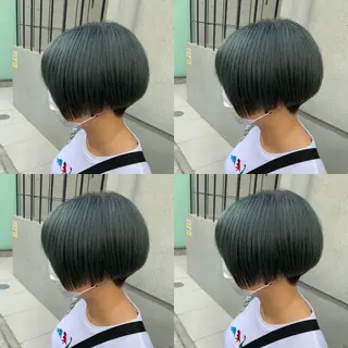 ショート ✨縮毛矯正✖︎顔周り レイヤー✨ナカムラのヘアスタイル