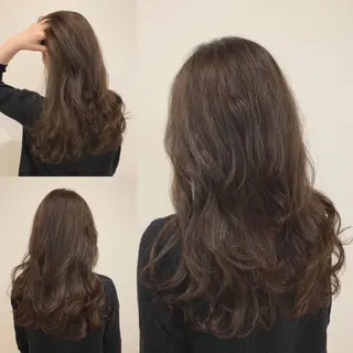セミロング カラー パーマ ヘアアレンジ メンズ キッズ ネイル マツエク・マツパ MEGUMI megumiのヘアスタイル