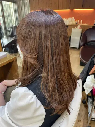 セミロング 山木 裕子のヘアスタイル