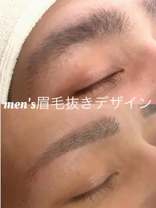 メンズ アイブロウ Vorne Monterのマツエク・マツパデザイン