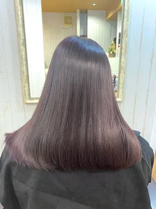 ロング カラー 桑原 由理のヘアスタイル