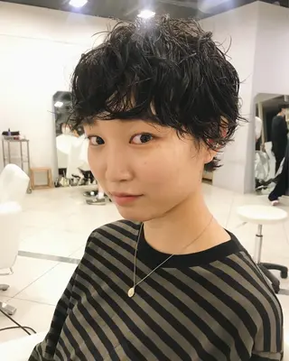 ショート パーマ 🌈前田 潤 /ショート/レイヤーのヘアスタイル