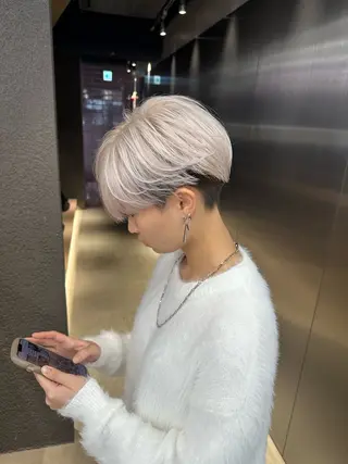 ショート カラー メンズ 鈴木/ニュアンス パーマ/メンズのヘアスタイル