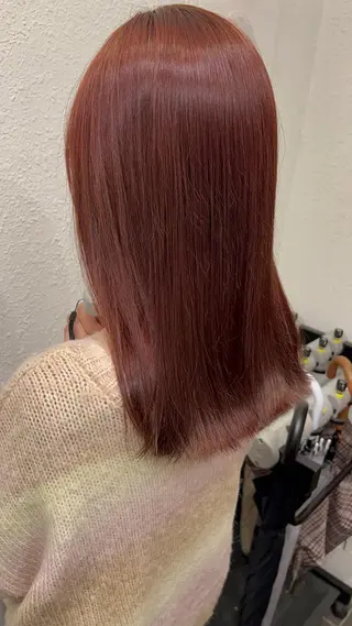 セミロング 名駅/艶韓国風ヘア miyabiのヘアスタイル