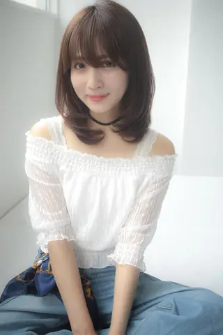 ミディアム うる艶/レイヤー 🪞池袋LAND🪞のヘアスタイル