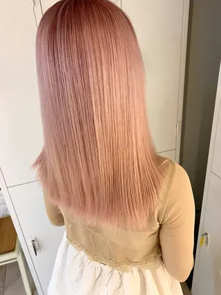 セミロング ✨ハイトーン✨艶髪 ✨髪質改善✨和田のヘアスタイル