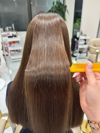 ロング 森 千風優のヘアスタイル