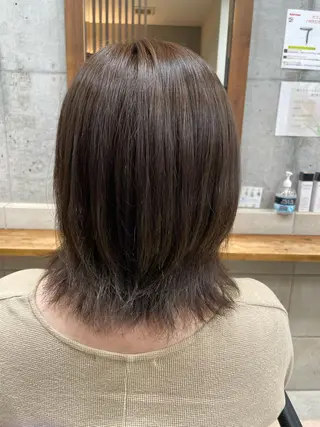 ミディアム カラー 鈴木 皆斗のヘアスタイル