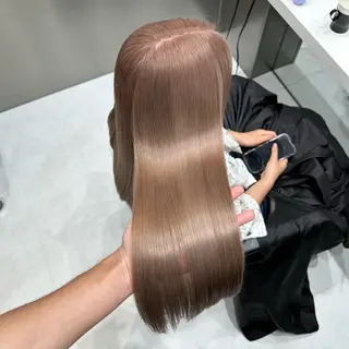 ミディアム カラー ✨髪質改善艶カラー✨ リュウトのヘアスタイル