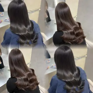 セミロング 阿倍野/髪質改善 /縮毛矯正/坪田幸広のヘアスタイル