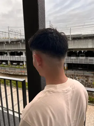 ショート メンズ パーマスタイル特化◎ 永戸圭汰のヘアスタイル