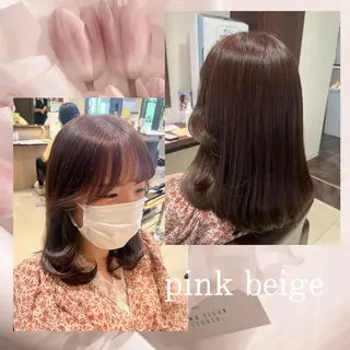 ミディアム カラー ヘアアレンジ 🎀トップスタイリ スト湯川響🎀のヘアスタイル