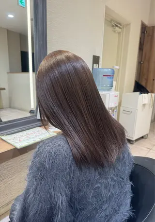 ロング カラー さら艶レイヤーカット 🩶Suzuneのヘアスタイル