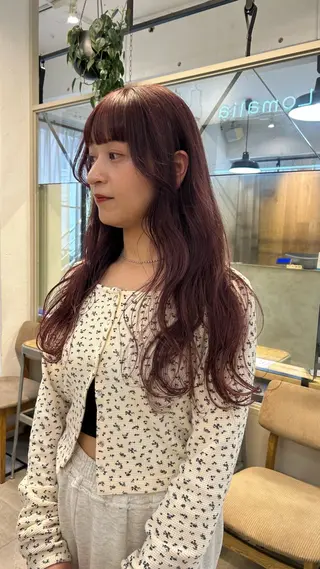 ロング カラー じゅわっと暖色カラー 🍊Moemiのヘアスタイル