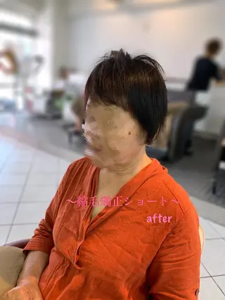 ショート カラー パーマ ~増田 勇輝~のヘアスタイル