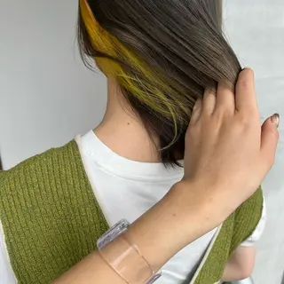 カラー 中井亜未/ 姫路ボブのヘアスタイル