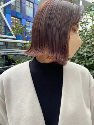 ショート カラー ヘアアレンジ レイヤー/髪質改善/ /北 啓吾のヘアスタイル