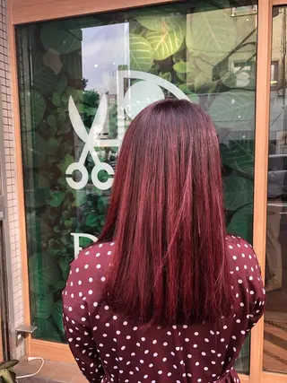 セミロング カラー ドラマ大好き 美容師hideyaのヘアスタイル