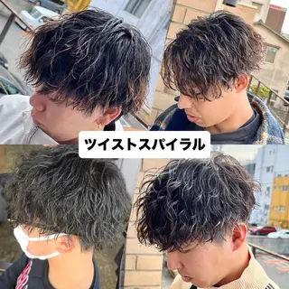 ショート パーマ メンズ men's salonAno所属・メンズサロンAno. YUKIのヘアスタイル