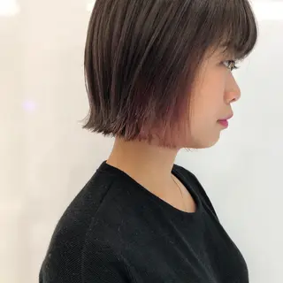 ショート カラー 相川 愛実のヘアスタイル