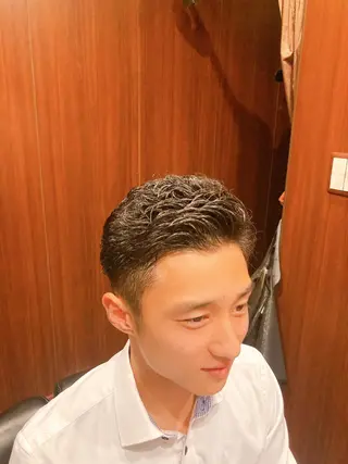 ショート ガンバレ原田 航海のヘアスタイル