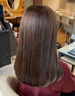 ロング カラー 金子 富士のヘアスタイル