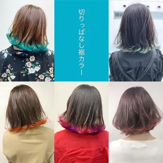 ミディアム カラー ヘアアレンジ 【池袋/スパイキー ショート】ⓝⓘⓜⓤのヘアスタイル