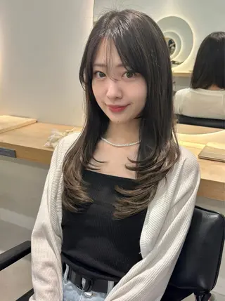 セミロング カラー MASATO 🪄💫のヘアスタイル