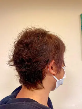 ショート パーマ ヘアアレンジ かな 🐹のヘアスタイル