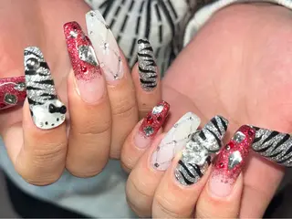 ネイル ˚✧⁺⭐︎༚moca miyuu⁎⁺˳✧༚のネイルデザイン